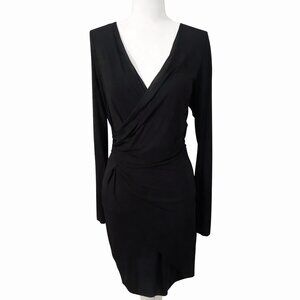 🖤 Shedo Lane UV Faux Wrap Black Dress | Bamboo Blend & Stretch | Medium M ✨